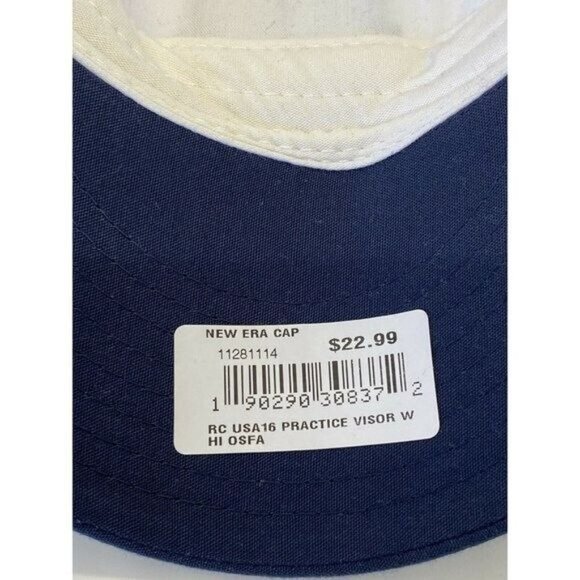 2016 Ryder Cup Practice Golf Tall Visor Adjustable New w/ Tags Summer Beach - Picture 16 of 16